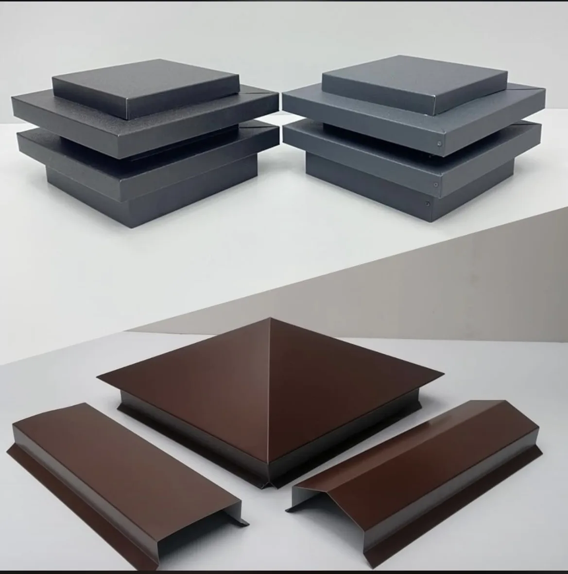 Колпаки на столбы забора